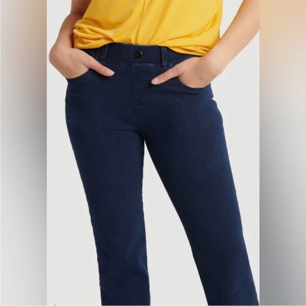BETABRAND Bootcut 4-Pocket Yoga Denim small long